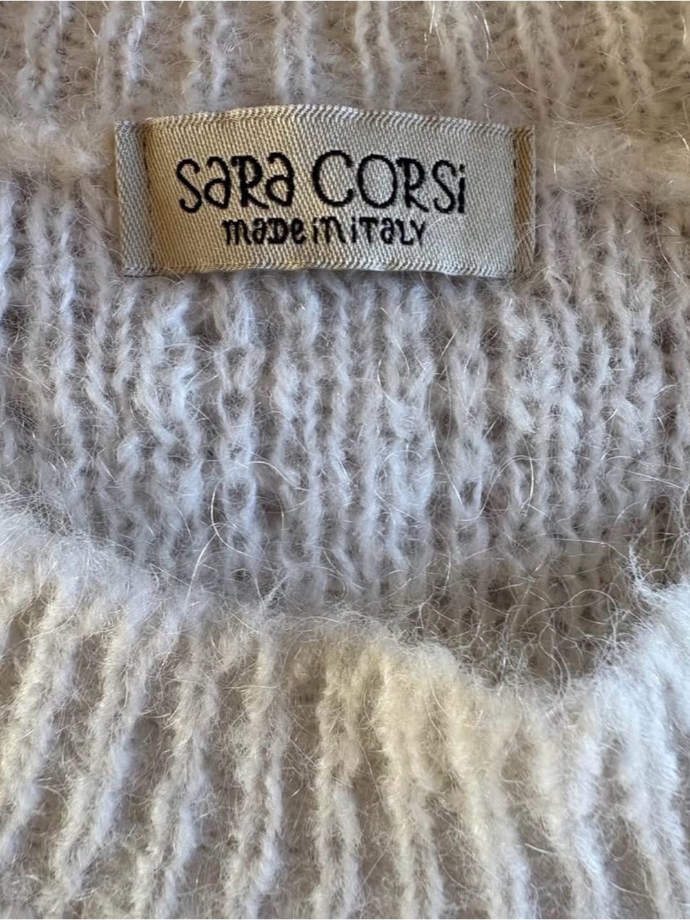 Italien knit Sweater like Sezane with mohair
